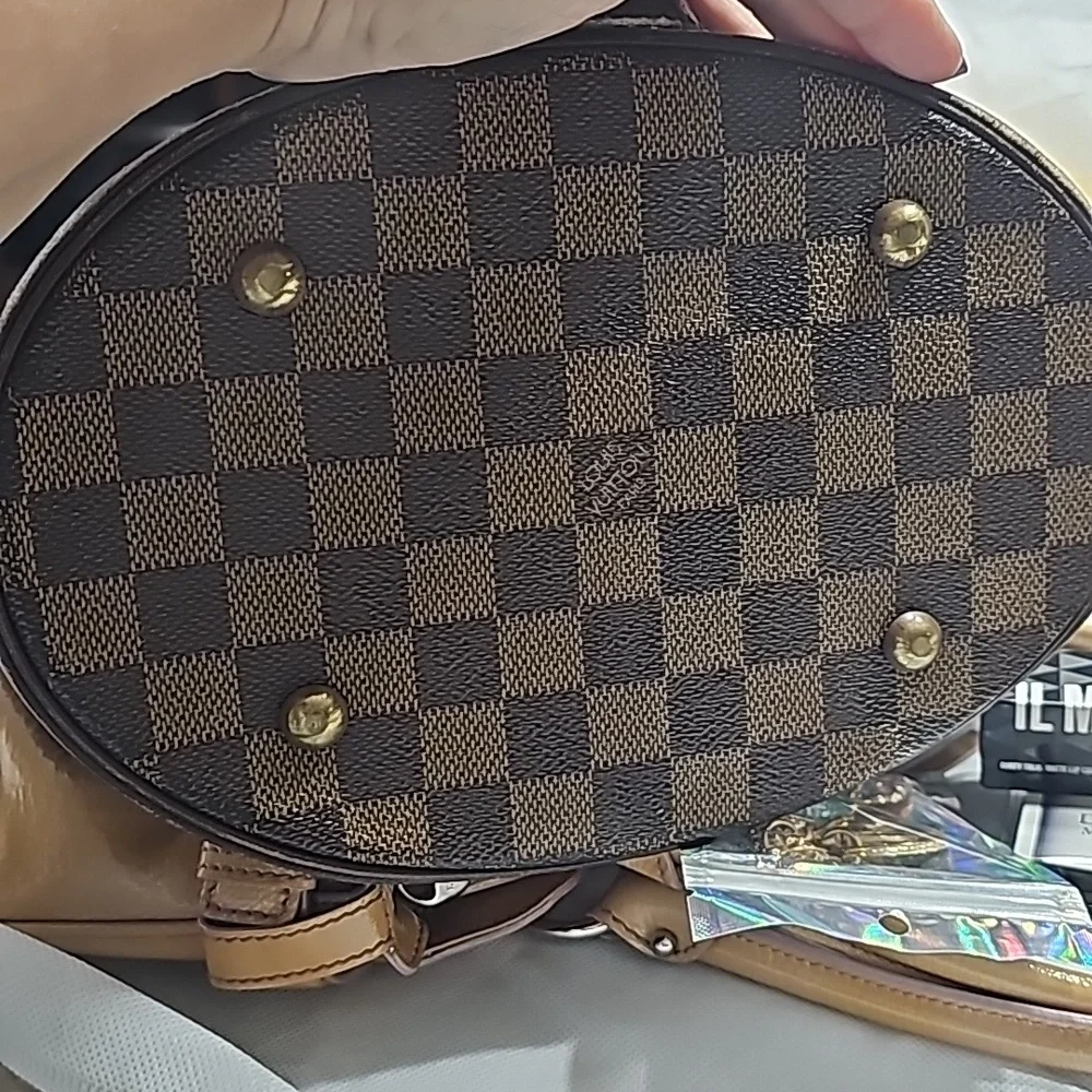 LOUIS VUITTON Damier Ebene Marais With COA Bucket REHAB - Picture 12 of 13